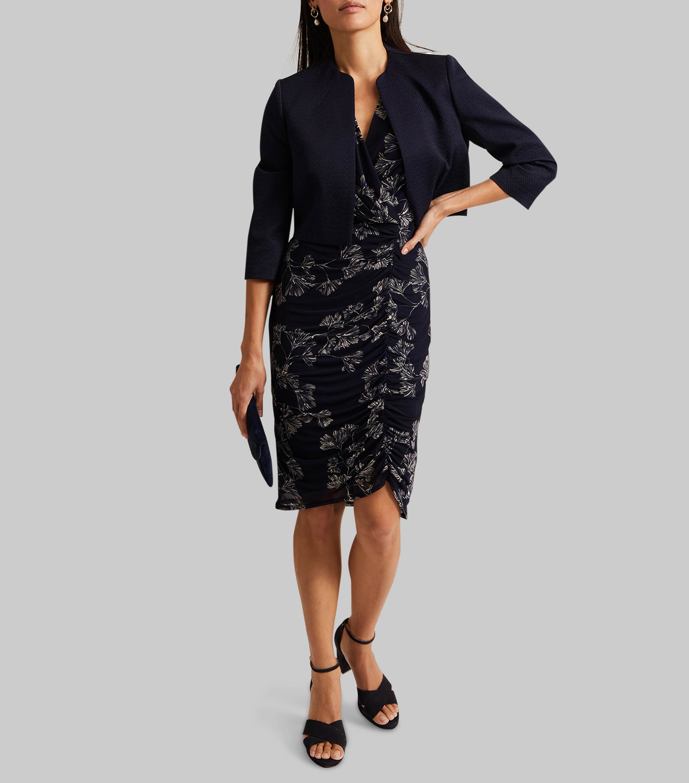 Vestido Midi Estampado Floral Mujer
